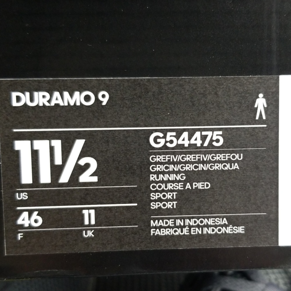 Adidas Duramo 9 Mens - Picture 8 of 8